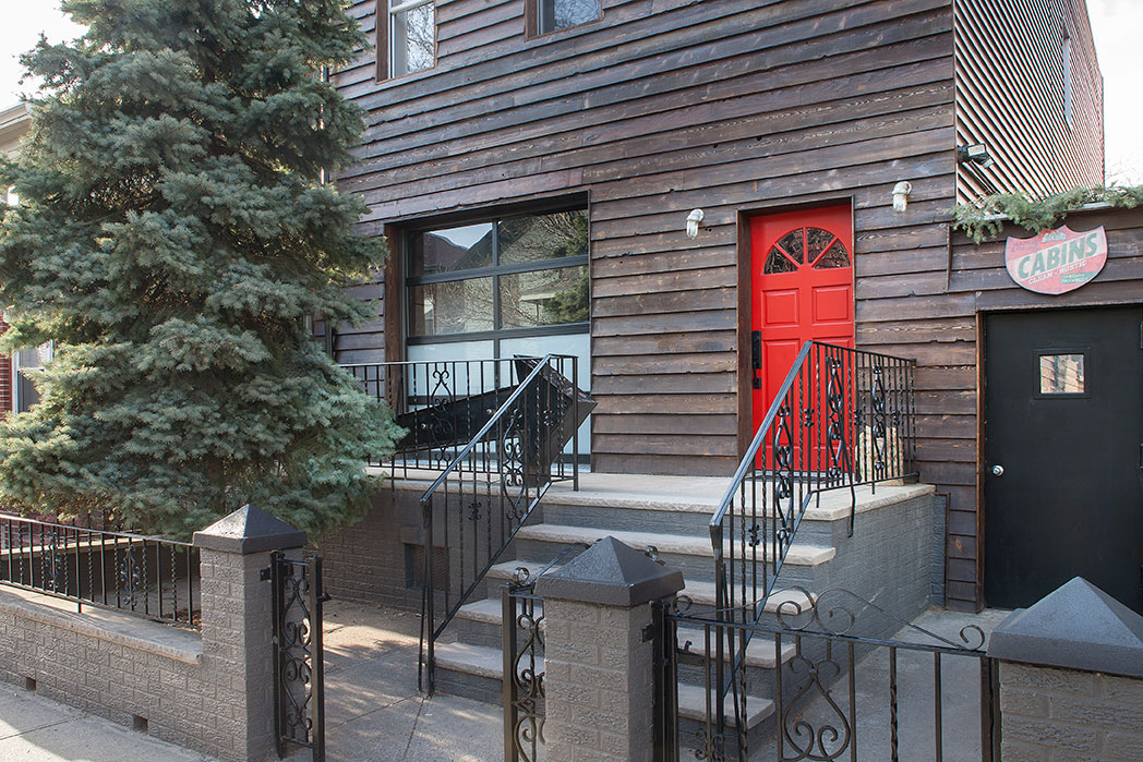 The entrance to Urban Cowboy B&B in Williamsburg, Brooklyn