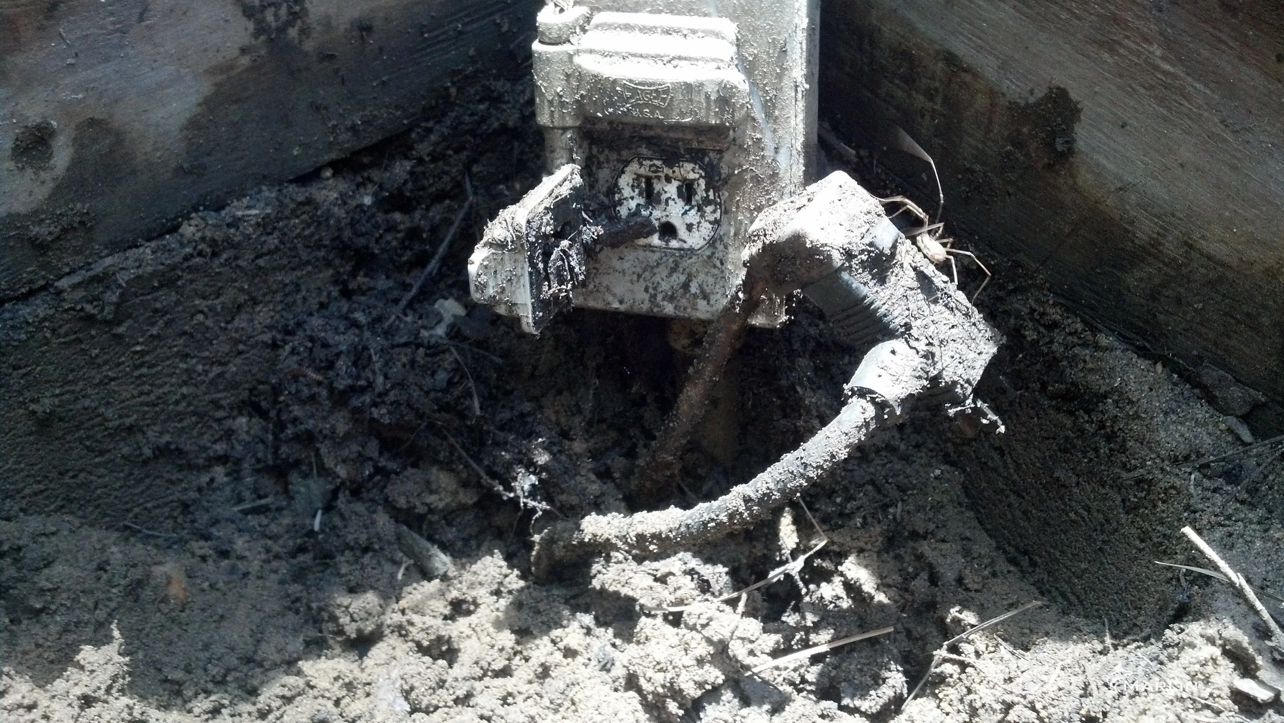 Corroded Pump Receptacle