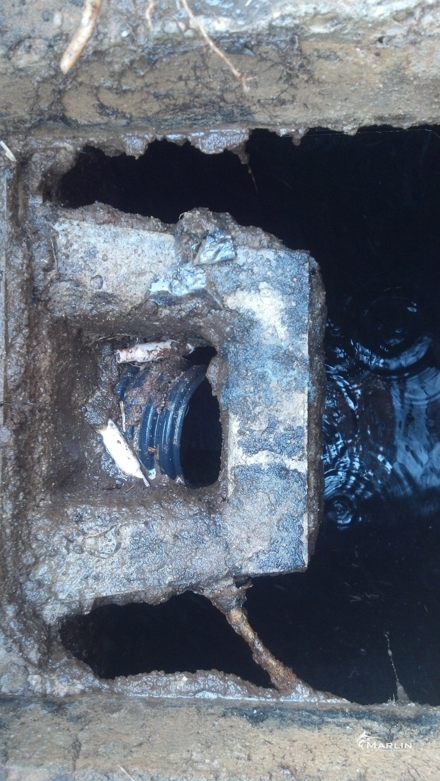 Corrugated Outlet Pipe