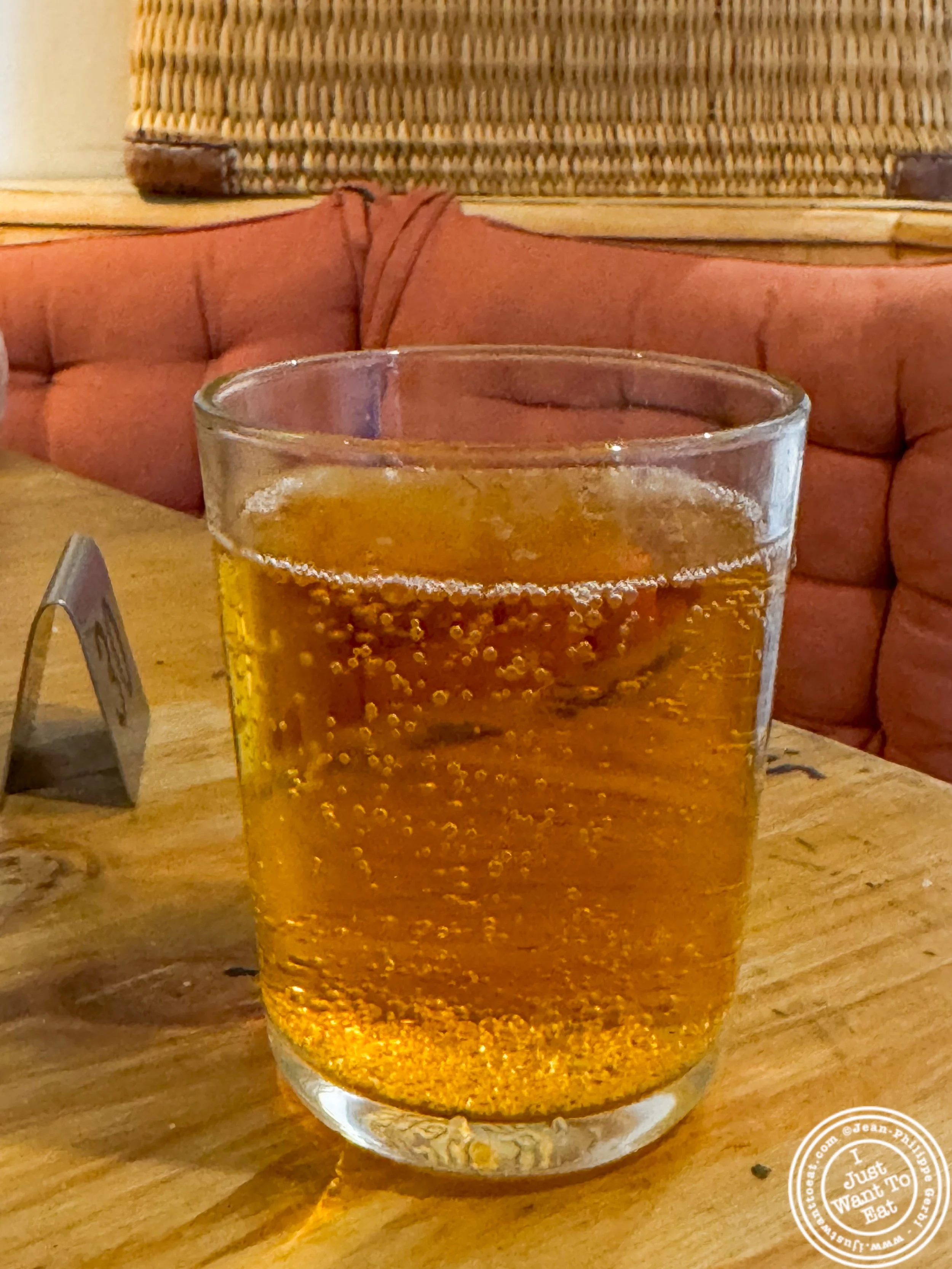 Dry cider at Creperie Grand Maman in Grenoble, France