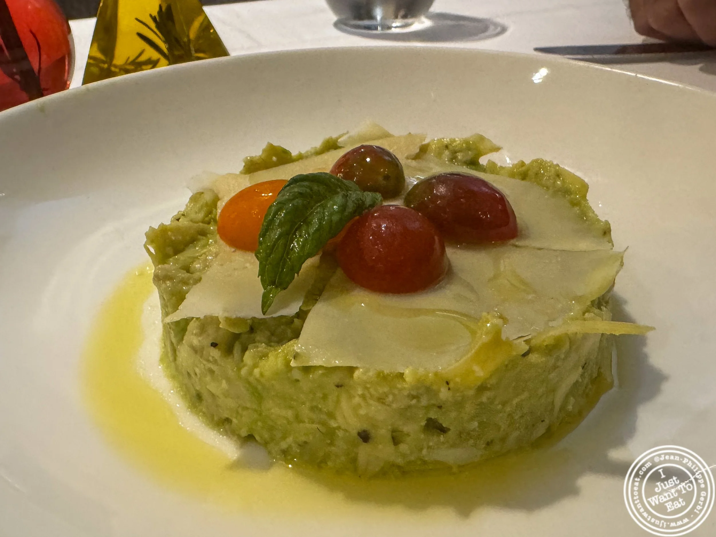 Carciofi e avocado at Ramerino Italian Prime in NYC, NY