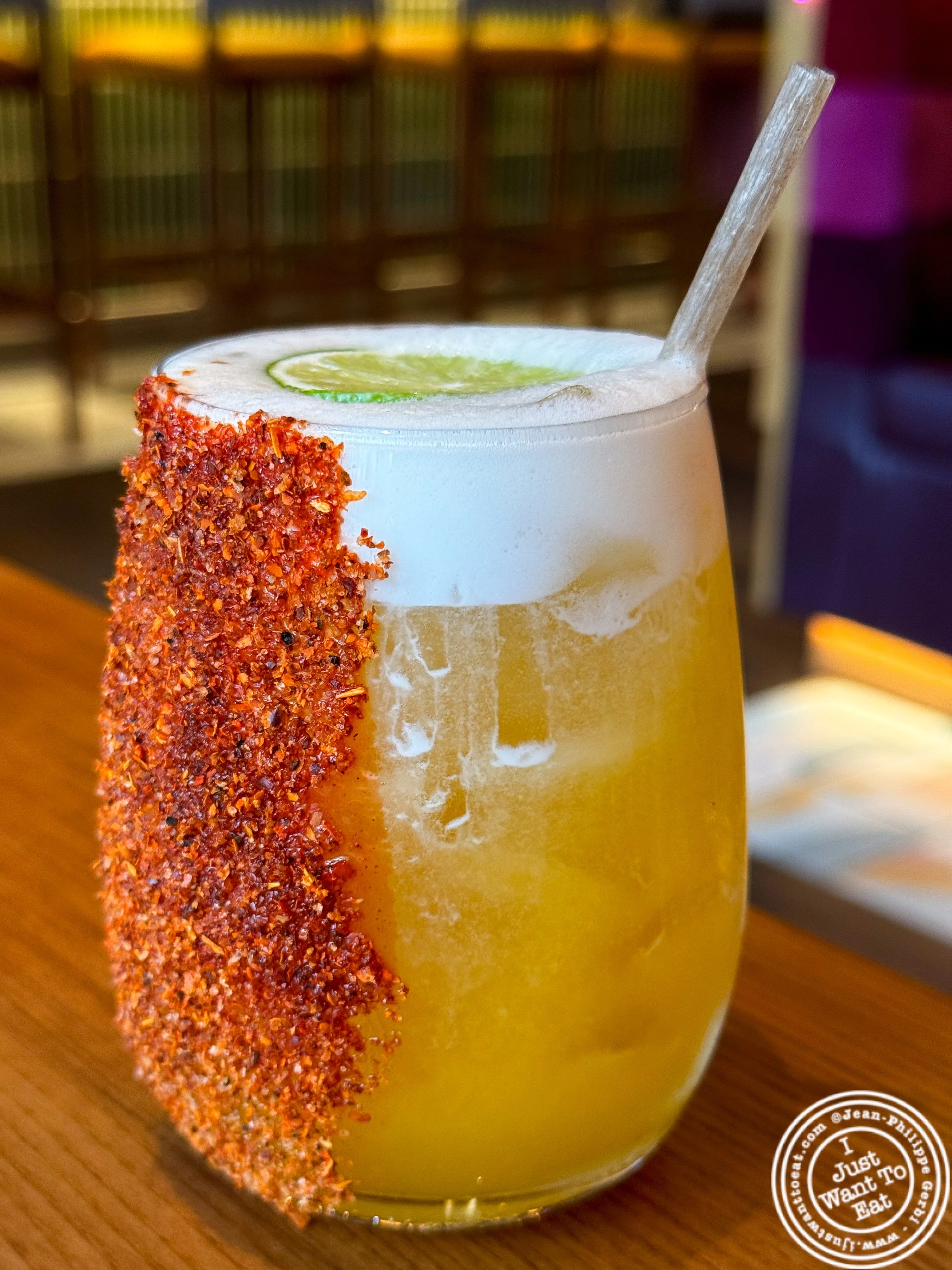 Alcohol free margarita at Meximodo in Jersey City, NJ