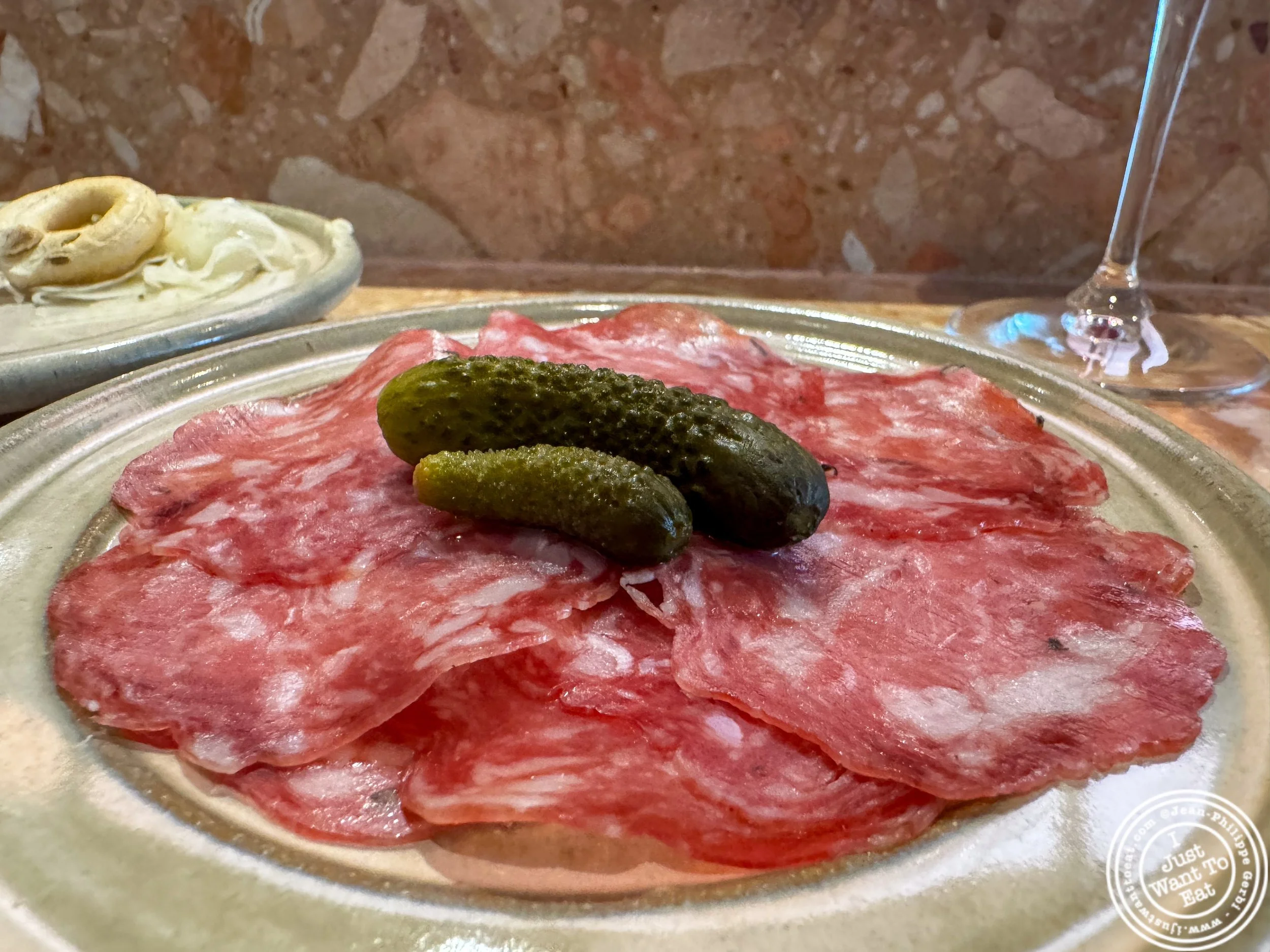 Saucisson  at  Pick & Cheese in Shaver Hall, NYC