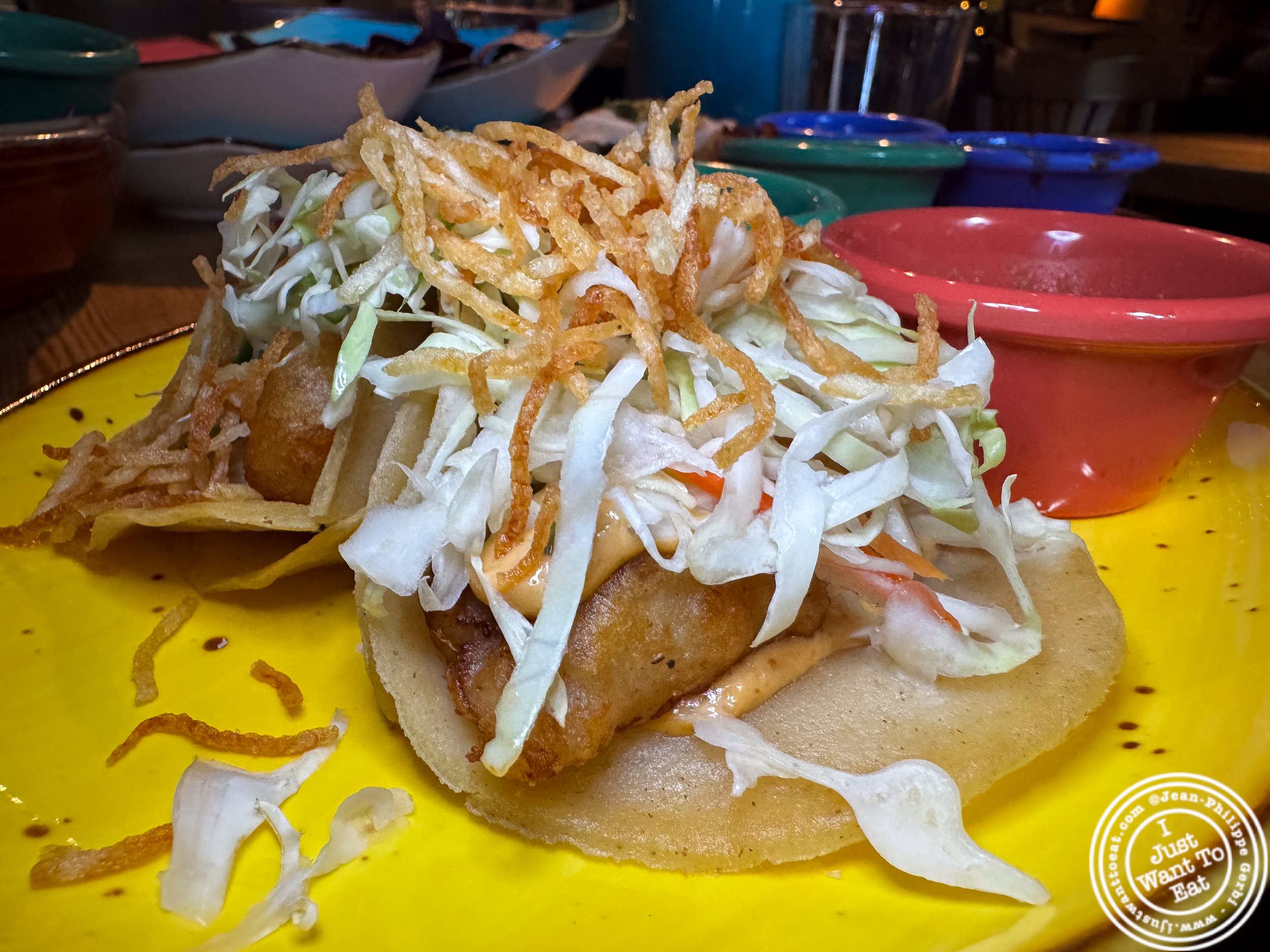 Fish and chips tacos at San Patricios Cantina and Irish Pub