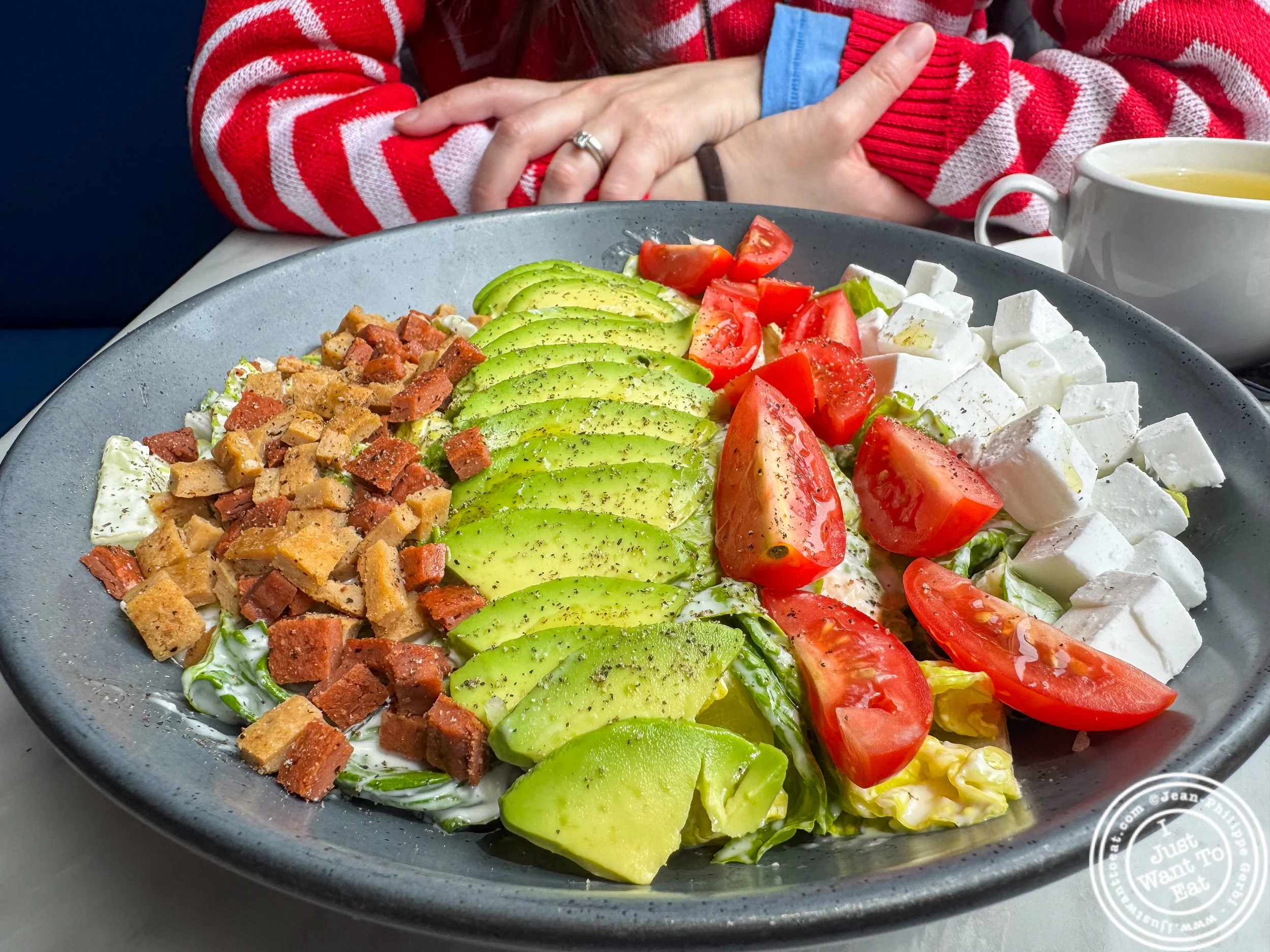 Cobb salad at Willow Vegan Bistro in NYC