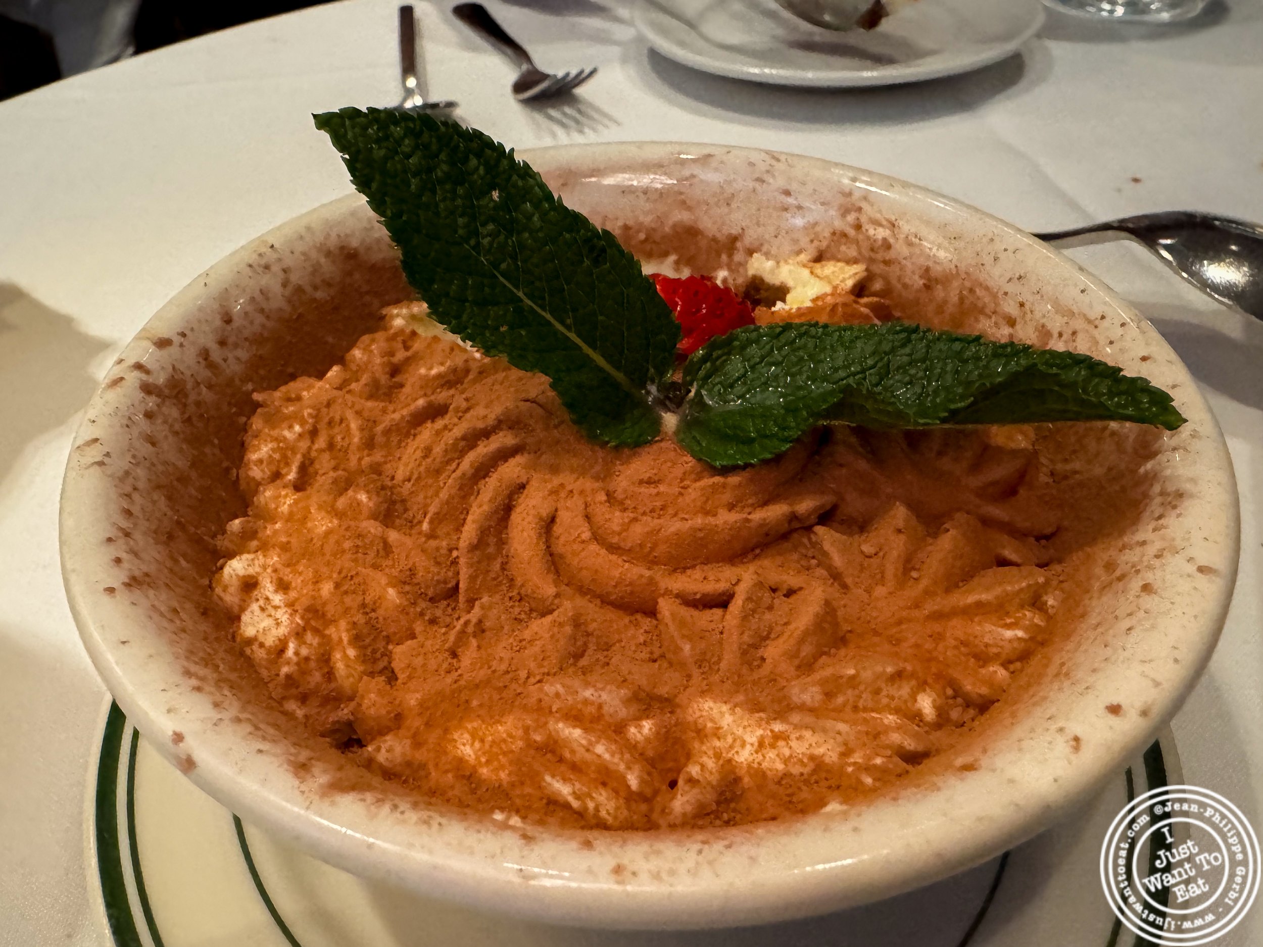 Tiramisu at at Ramerino Italian Prime in NYC, NY