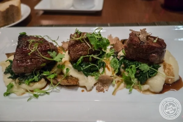 Tournedos de boeuf at Ça Va Todd English in New York, NY
