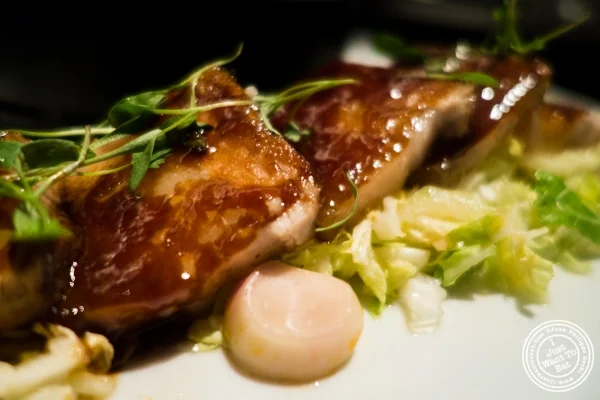 Hoisin glazed pork belly at Buddakan in New York, NY