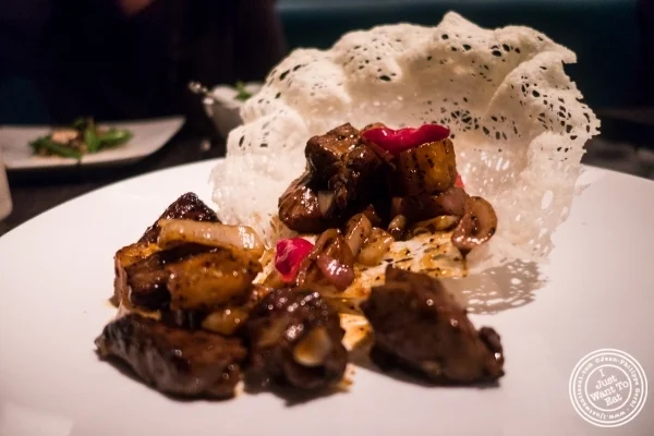 Ribeye steak at Buddakan in New York, NY