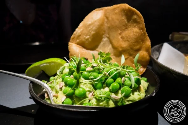 Spring peas guacamole at ABC Cocina in New York, NY