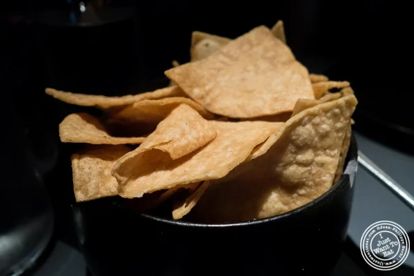Tortilla chips at ABC Cocina in New York, NY