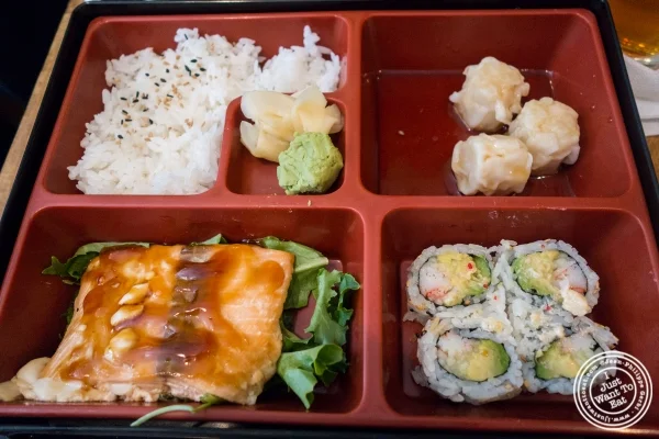 Bento box at Bamboo 52 in New York, NY