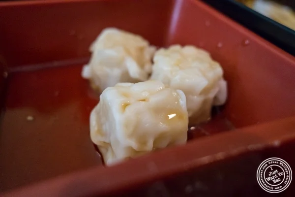 Shrimp shumai at Bamboo 52 in New York, NY