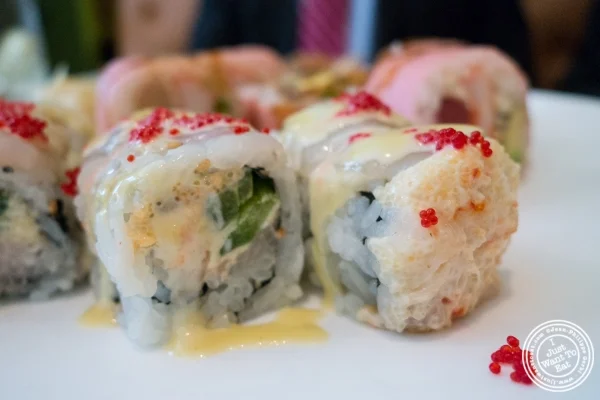 The American Dream roll at Bamboo 52 in New York, NY