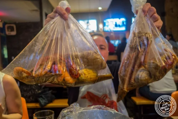Louisiana boil at Claw Daddy's in New York, NY