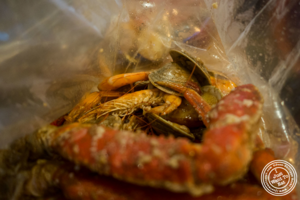 Louisiana boil at Claw Daddy's in New York, NY