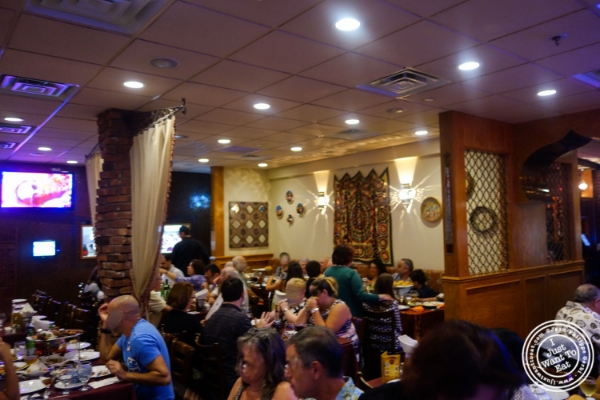 Dining room at Nargis Café in Brooklyn, NY
