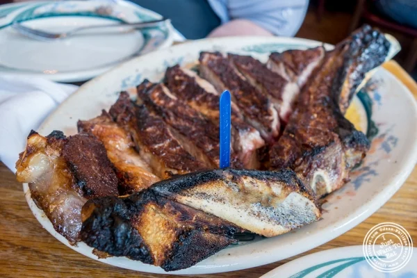 ribeye steak at Peter Luger Steakhouse in Brooklyn, NY