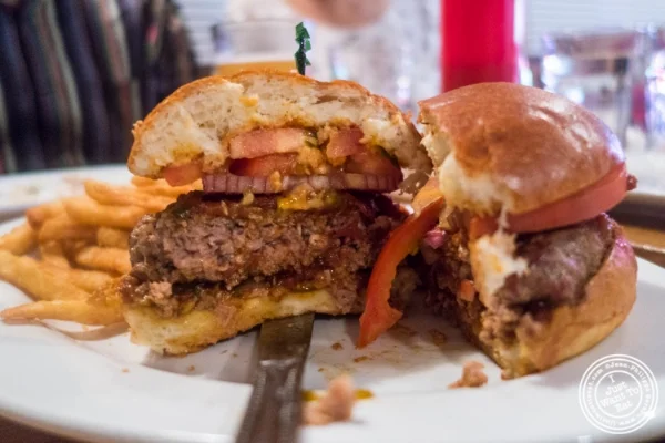 The Kipling burger at Spiegel in New York, NY