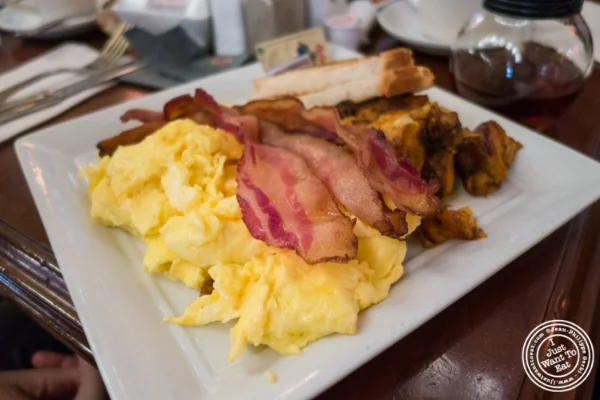 Scrambled eggs at Pigalle in New York, NY
