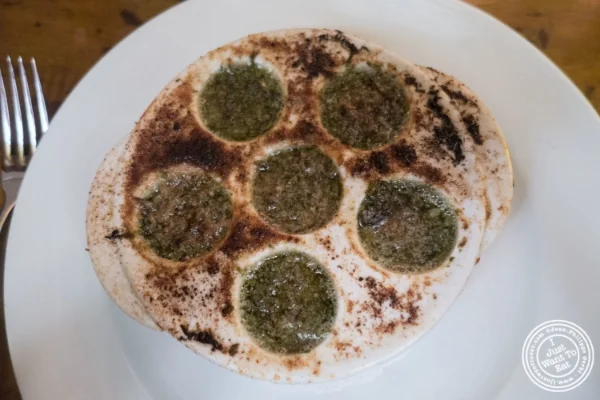 Escargots at Pigalle in New York, NY