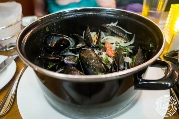 Moules frites at Pigalle in New York, NY