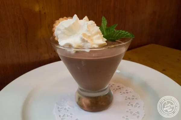 Chocolate mousse at Pigalle in New York, NY
