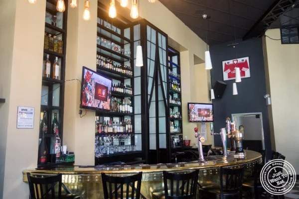Bar at AOA Bar and Grill in New York, NY