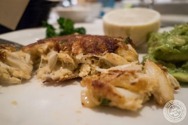 Crab cake at Ted's Montana Grill in New York, NY
