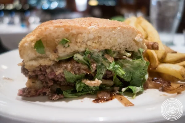 Avalon burger at Ted's Montana Grill in New York, NY