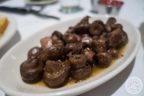 Roasted mushrooms at Ted's Montana Grill in New York, NY