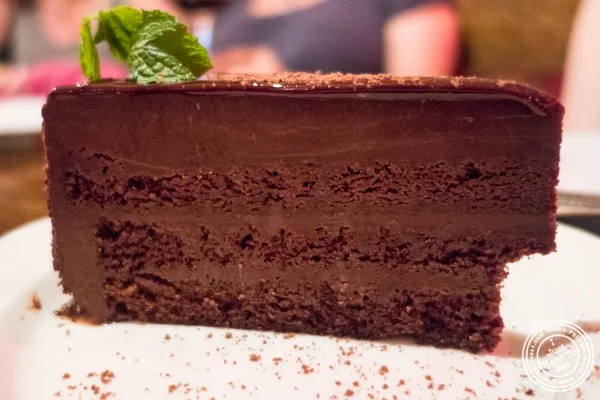 C hocolate cake at Pierre Loti Wine Bar in New York, NY