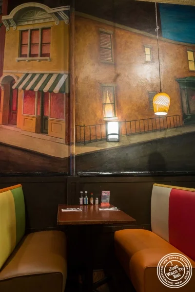 Dining room at East LA in Hoboken, NJ