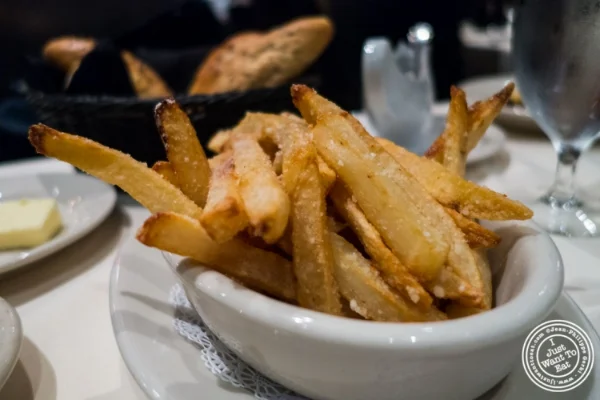 Truffle steak fries at Angus Club Steakhouse in New York, NY