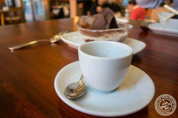 Espresso at Torino, Italian Restaurant in New York, NY