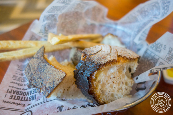 Bread basket at Torino, Italian Restaurant in New York, NY