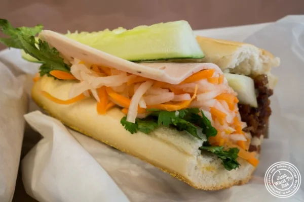 Banh Mi Nem Nuong at Banh Mi Saigon Bakery in New York, NY