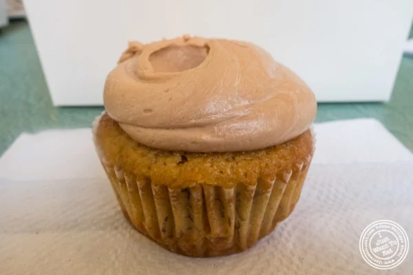 Banana cake and Nutella frosting at Billy's Bakery in Tribeca, New York, NY