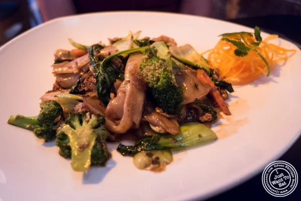 pad see ew at Bangkok House in Hell's Kitchen, NY, New York