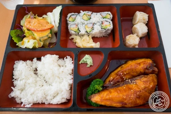 salmon teriyaki at Kikku Japanese Restaurant in New York, NY