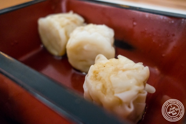 shrimp shumai at Kikku Japanese Restaurant in New York, NY