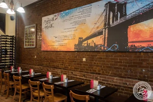 Dining room at The Burger Bistro in the Upper East Side, New York, NY