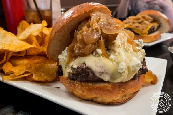 Burger at The Burger Bistro in the Upper East Side, New York, NY