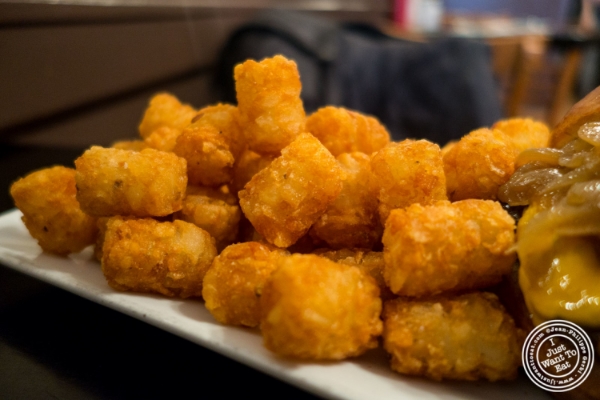Tater tots at The Burger Bistro in the Upper East Side, New York, NY