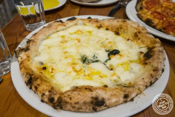 Quattro formaggi at La Pizza & La Pasta at Eataly in New York, NY