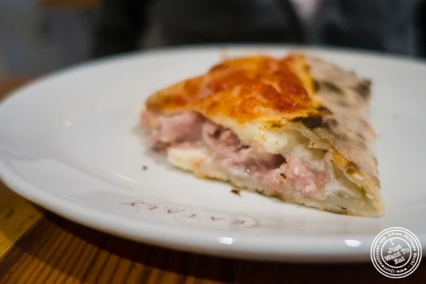 Calzone at La Pizza & La Pasta at Eataly in New York, NY