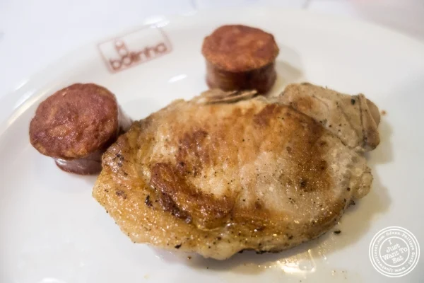 Pork chops and chorizo at Bolinha in Sao Paulo, Brazil
