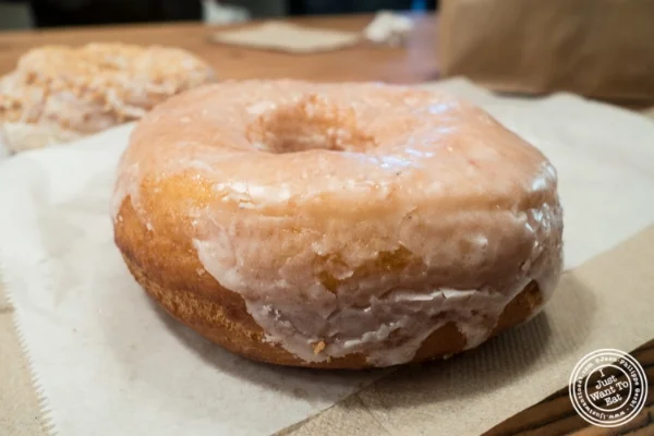 Glazed donut at Dough in Chelsea, New York, NY