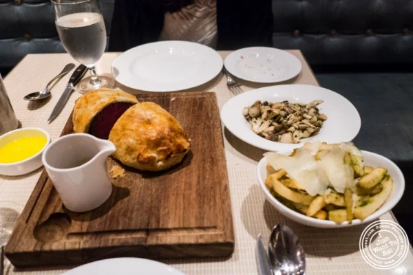 Beef Wellington at Maze by Gordon Ramsay in New York, NY