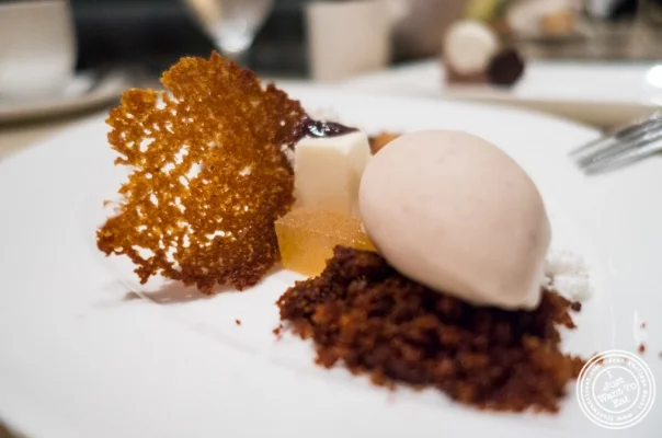 Gingerbread at Maze by Gordon Ramsay in New York, NY